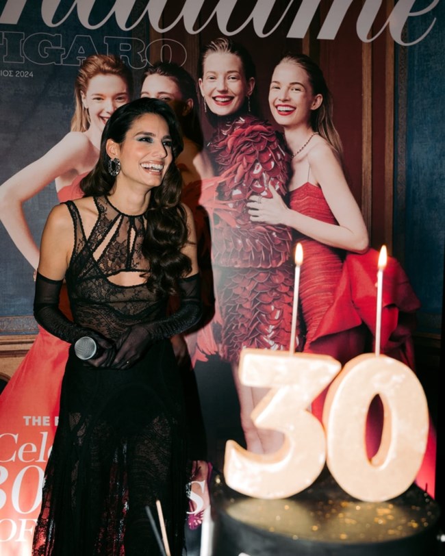 Η Ηλιάνα Παπαγεωργίου στα 30 χρόνια Madame Figaro
