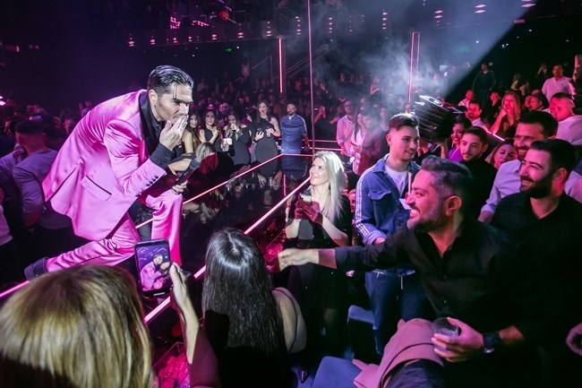 Βάσω Λασκαράκη - Λευτέρης Σουλτάτος Σπάνια βραδινή έξοδος στις ΜΕΛΙSSES
