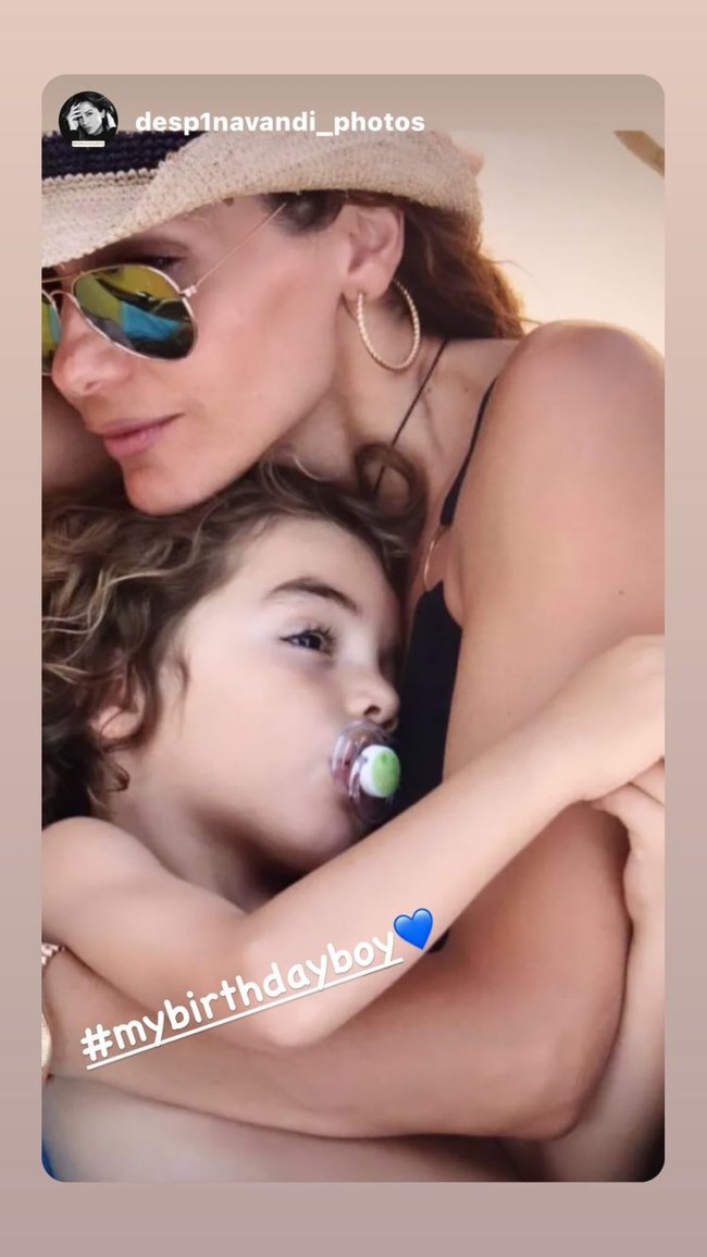 Δέσποινα Βανδή γιος