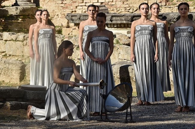 Μαίρη Μηνά | Πρωθιέρεια στην τελετή αφής της Ολυμπιακής Φλόγας για τους Χειμερινούς Αγώνες Μιλάνο/Κορτίνα 2026