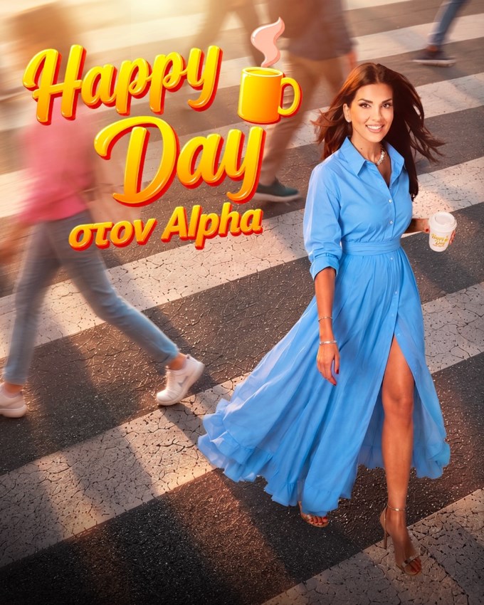 Η Σταματίνα Τσιμτσιλή επιστρέφει με το "Happy Day στον Alpha" για 14η σεζόν – Δείτε το τρέιλερ!