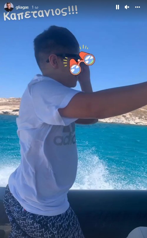 Γιάννης Λιάγκας Story διακοπές