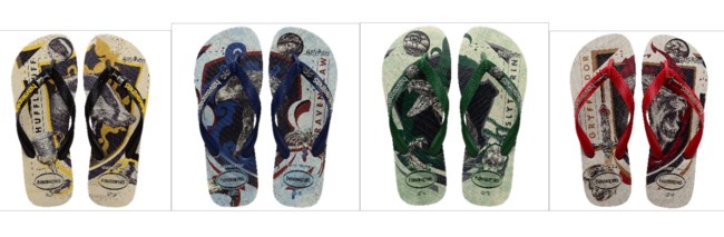 Η Havaianas δημιουργεί μία ολοκαίνουργια συλλογή με τους τέσσερις Οίκους του Χόγκουαρτς