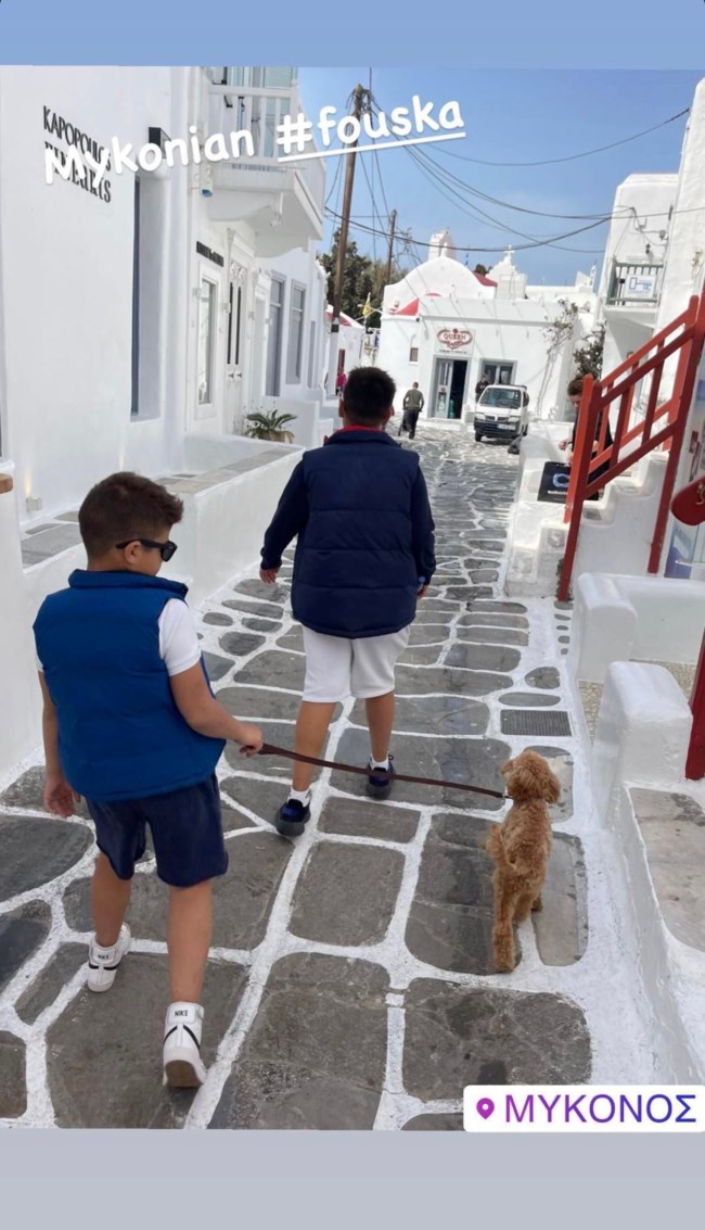 Γιώργος Λιάγκας story Πάσχα Μύκονος