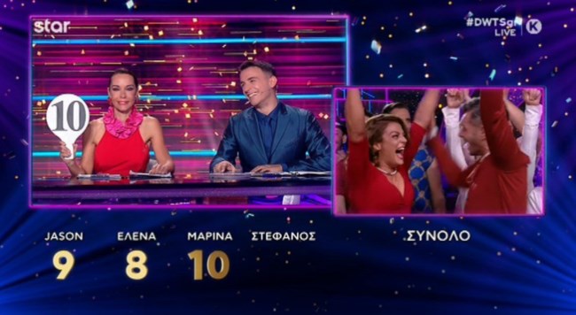 DWTS | Αυτό είναι το ζευγάρι που πήρε το πρώτο 10άρι