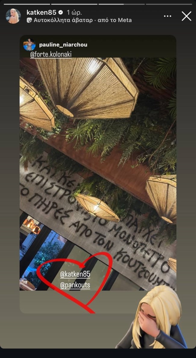Κατερίνα Καινούργιου story