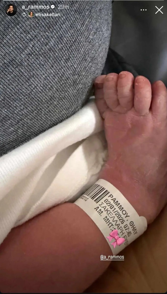 Ο Αναστάσιος Ράμμος έγινε μπαμπάς! Γέννησε η σύντροφός του