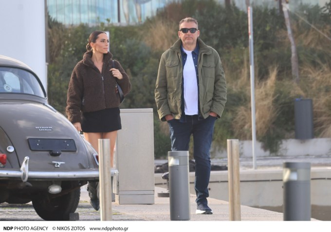 Ο Γιώργος Λιάγκας σε καθημερινές στιγμές με τη Μαρία Αντωνά