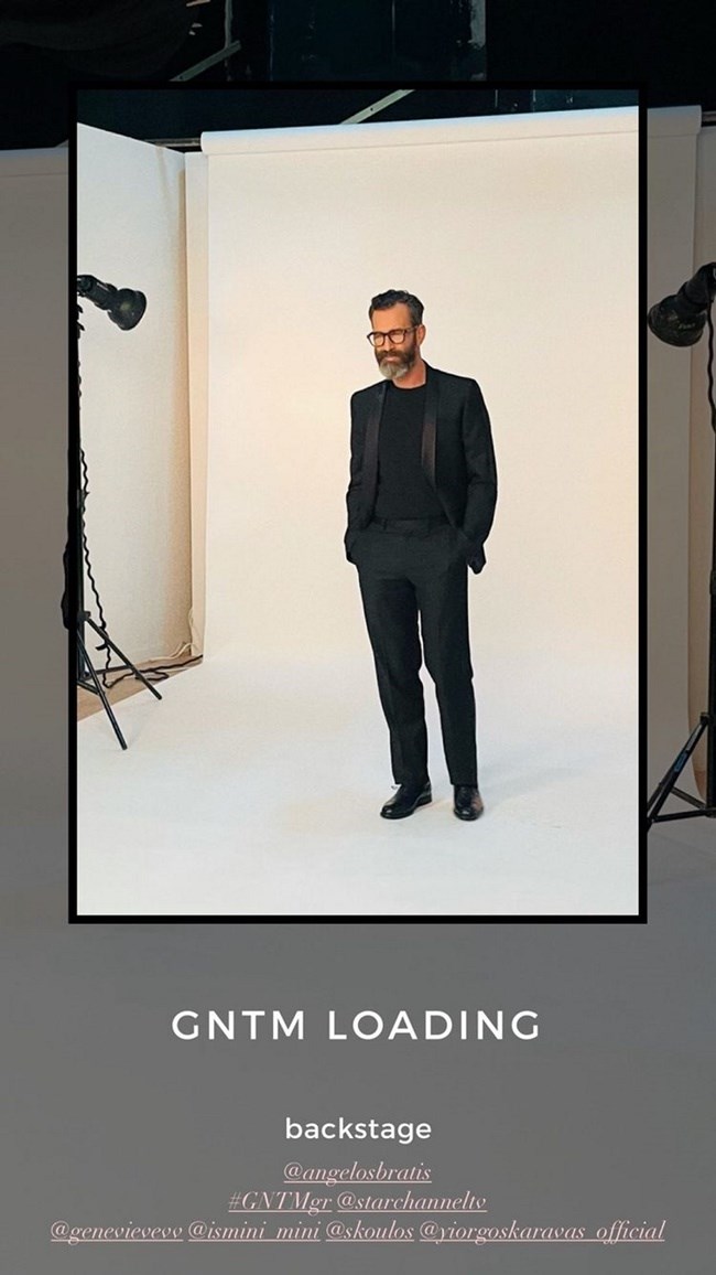 GNTM InstaStory Άγγελος Μπράτης