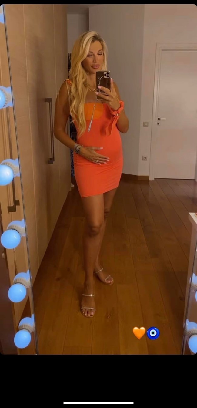 Κωνσταντίνα Σπυροπούλου story εγκυμοσύνη