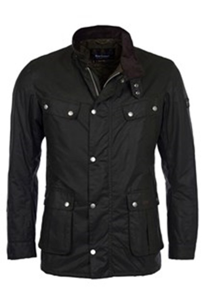 Μαύρο μπουφάν Barbour.