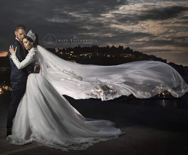 Ζέτα Θεοδωροπούλου | Οι αδημοσίευτες φωτογραφίες του γάμου της με τον Παναγιώτη Ταχτσίδη