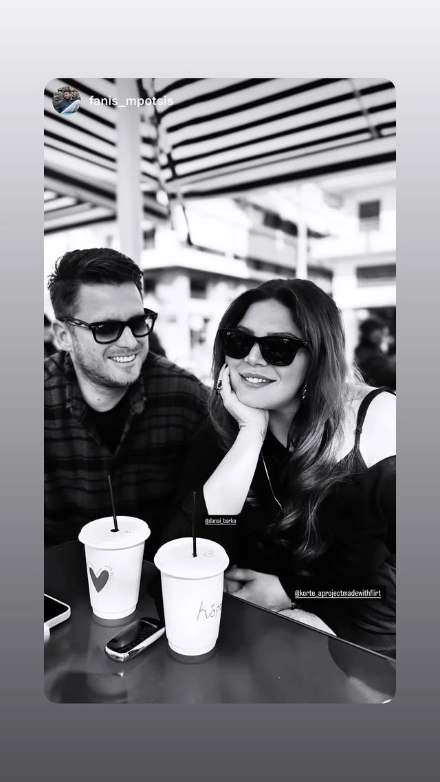 "It's official" | Ο Φάνης Μπότσης δημοσίευσε την πρώτη φωτογραφία του με τη Δανάη Μπάρκα