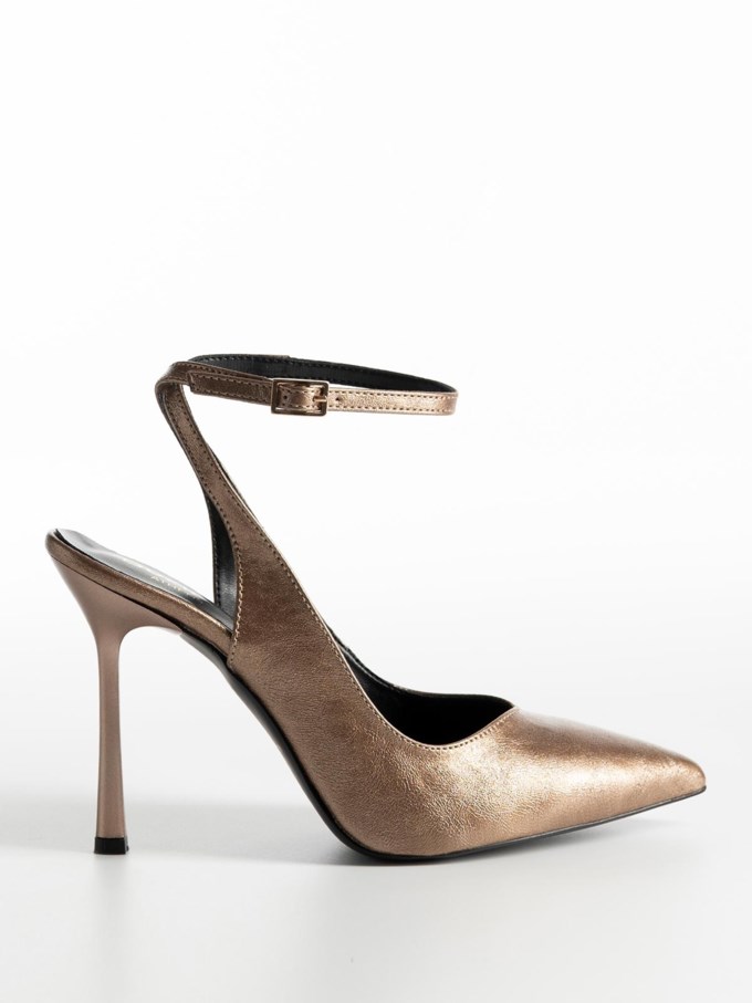 Γόβες BOZIKIS openheel με μπαρέτα