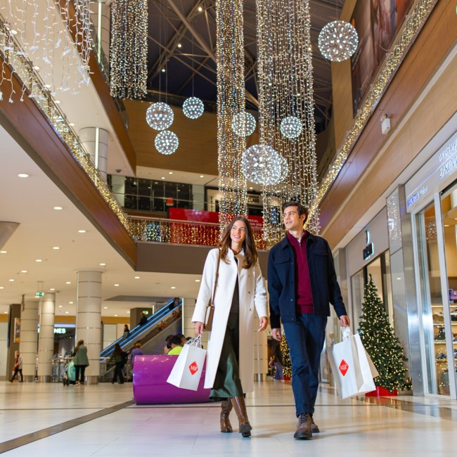 the mall