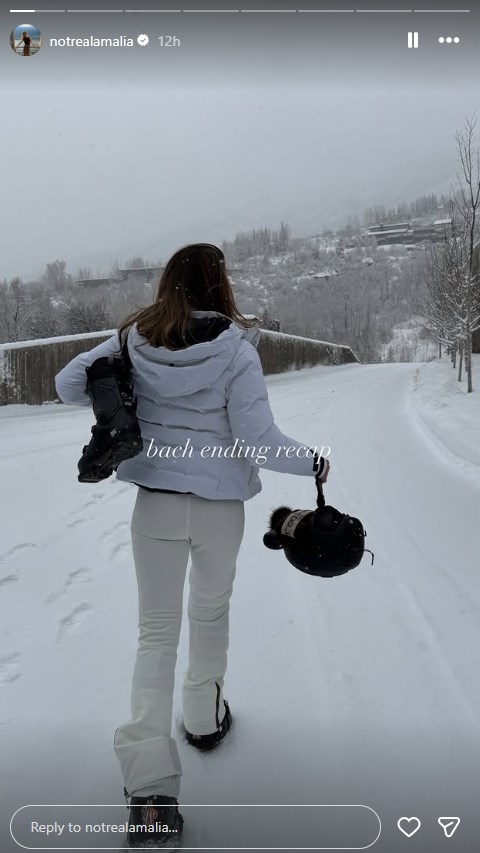 Η Αμαλία Κωστοπούλου είναι πια εξπέρ στο αγαπημένο της χειμερινό σπορ