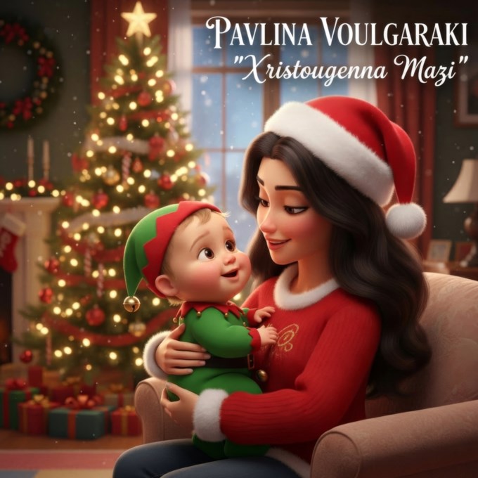 Η Παυλίνα Βουλγαράκη στο πιο τρυφερό Χριστουγεννιάτικο τραγούδι για την κόρη της