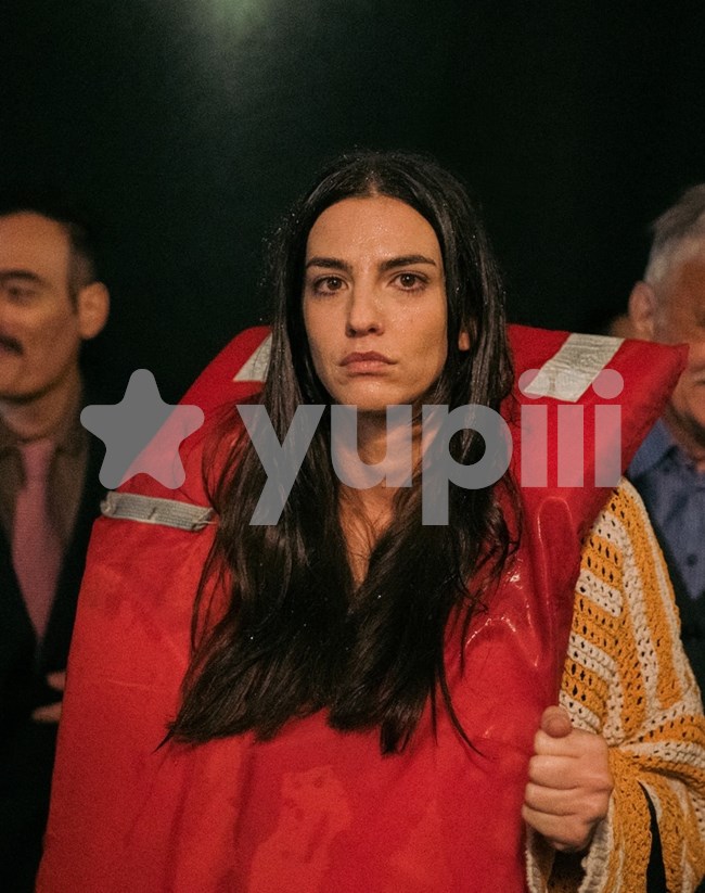 Η Αναστασία Παντούση στα γυρίσματα της σειράς 