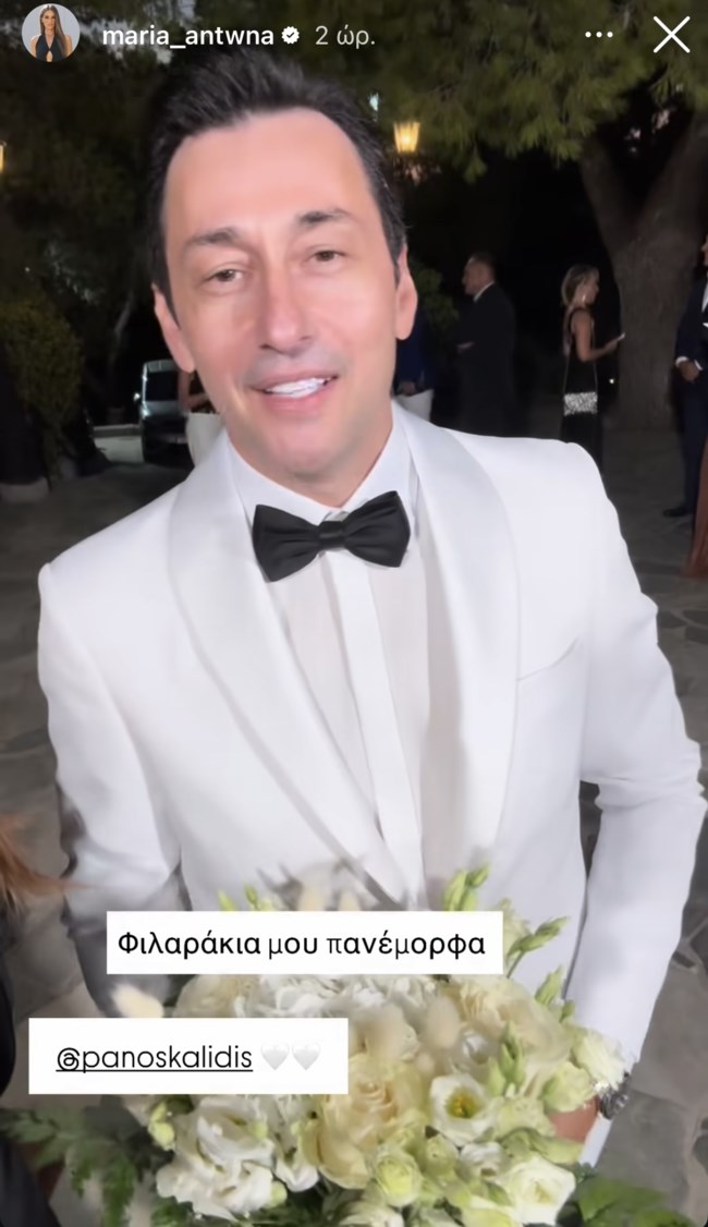 Παντρεύτηκαν Πάνος Καλίδης και Λεάννα Μάρκογλου - Οι πρώτες εικόνες