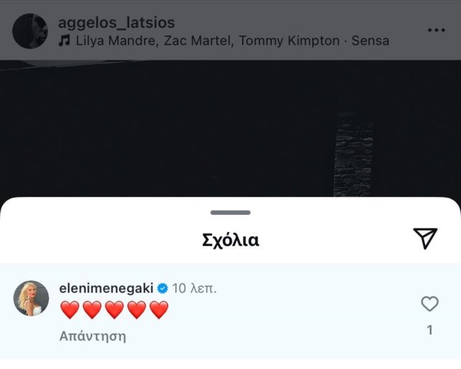 Ελένη Μενεγάκη σχόλιο