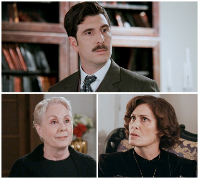 Δύο γυναίκες που γνωρίζουν την πραγματική ταυτότητα του Ρήγα εισβάλλουν στο "Grand Hotel"