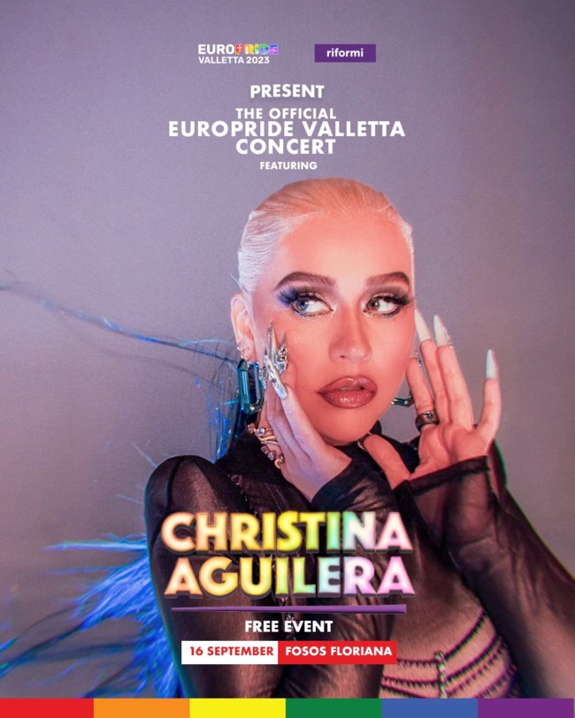 Christina Aguilera Europride