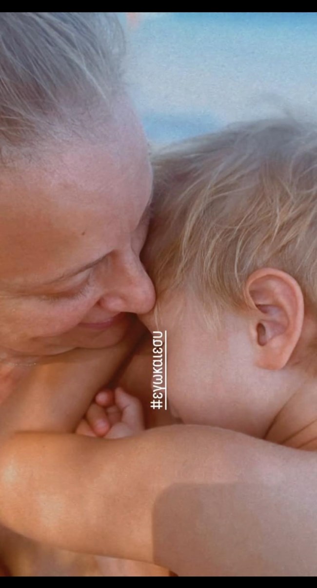 Λένα Δροσάκη γιος