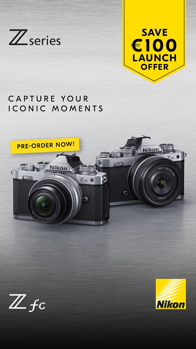 "LAUNCH OFFER" με άμεση επιστροφή χρημάτων σε αγορές mirrorless φωτογραφικής μηχανής ή kit ΝΙΚΟΝ Z fc