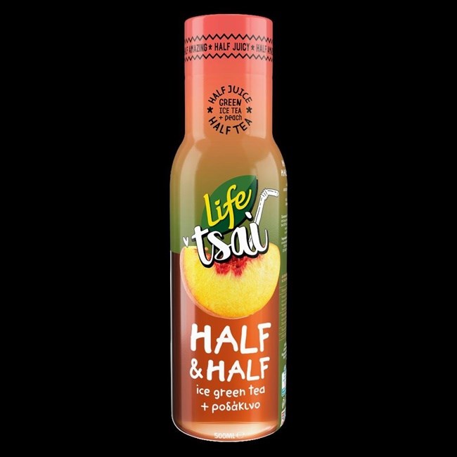 LIFE Tsai Half & Half: Ο εκρηκτικός συνδυασμός με μισό ice tea και μισό φυσικό χυμό ροδάκινο