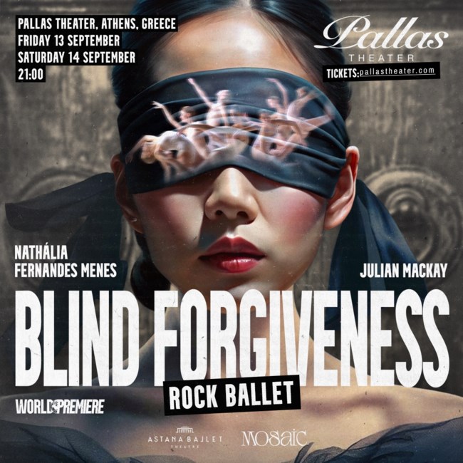 Το Rock Ballet Opera "Blind Forgiveness" στο θέατρο Παλλάς