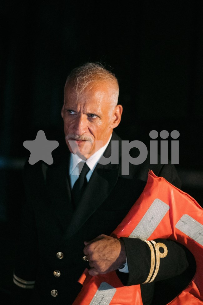 Ο Δημήτρης Γεωργαλάς στα γυρίσματα της σειράς