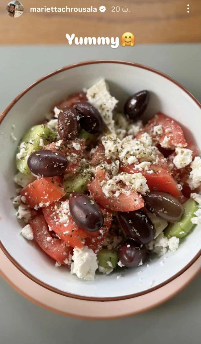 Μαριέττα Χρουσαλά | Το παραδοσιακό πιάτο που δεν λείπει από τη διατροφή της