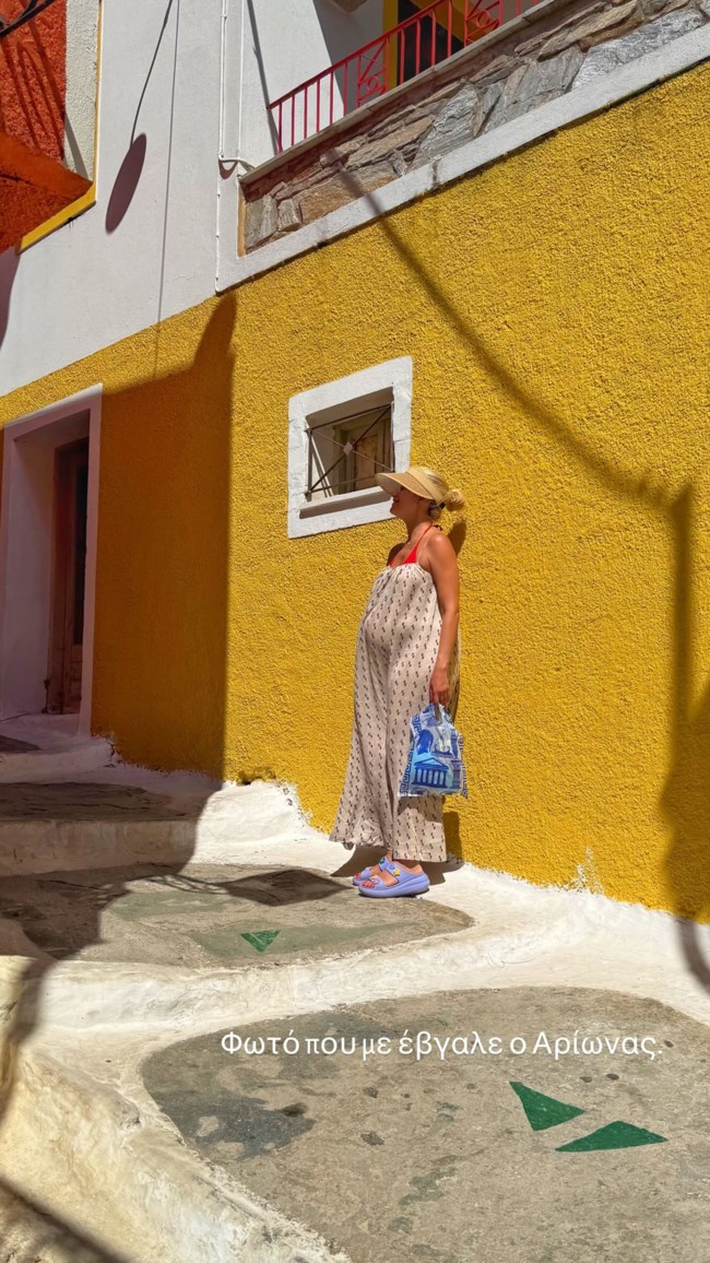 Τζένη Θεωνά | Η τρυφερή φωτογραφία που την έβγαλε ο γιος της με φουσκωμένη κοιλιά