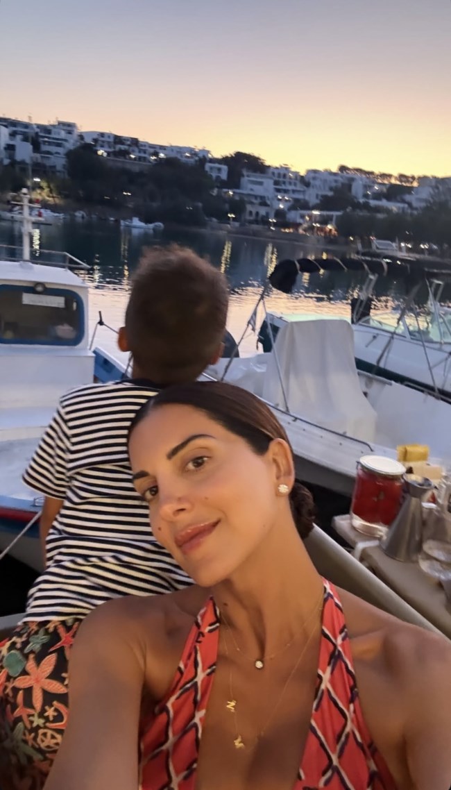 Η τρυφερή φωτογραφία της Σταματίνας Τσιμτσιλή με τον γιο της