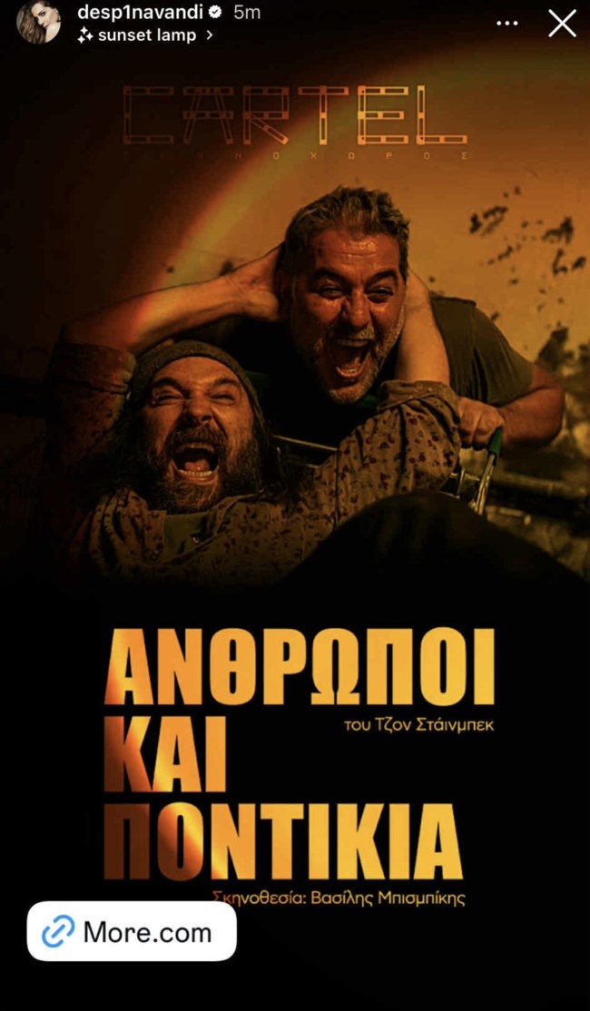 Η κίνηση στήριξης της Δέσποινας Βανδή στον Βασίλη Μπισμπίκη
