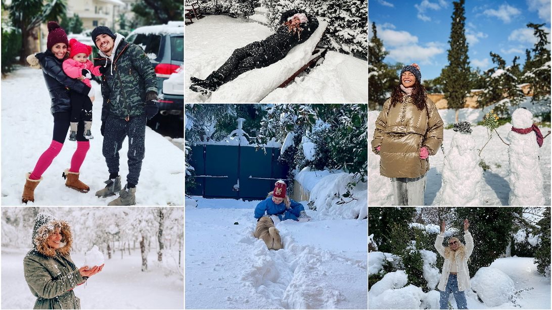 Instagram Report | Η Αθήνα στα χιόνια για δεύτερη μέρα