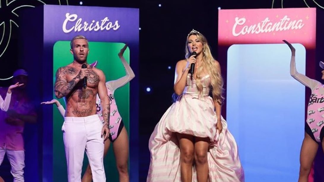 J2US | Κωνσταντίνα Σπυροπούλου &amp; Χρήστος Ζώτος: H εμφάνιση ως κούκλες &amp; η... προσβλητική κίνηση του Κοκλώνη