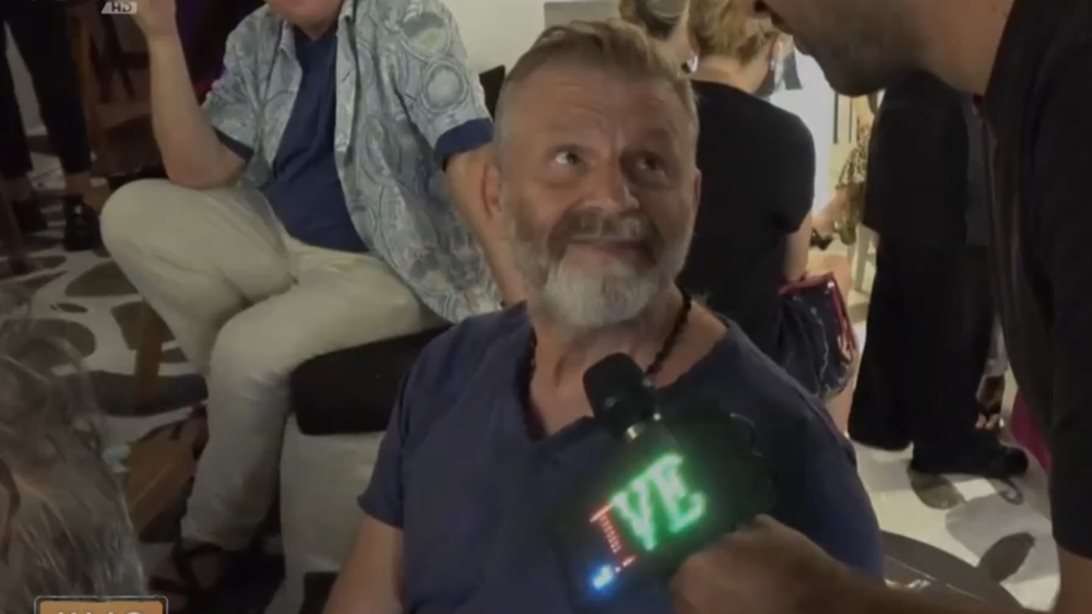 Ο Απόστολος Γκλέτσος με τη σύντροφό του στη Μύκονο μετά από επανασύνδεση