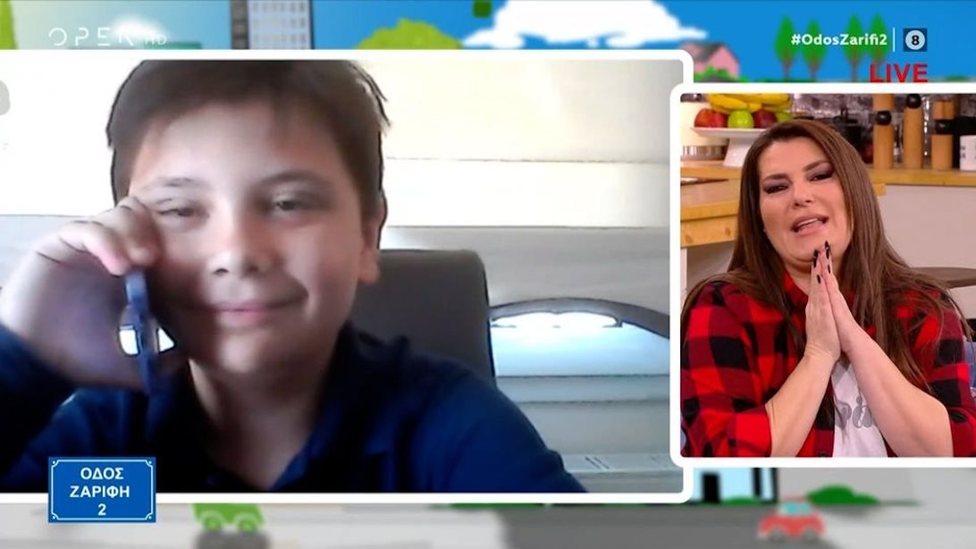 Κατερίνα Ζαρίφη: Η έκπληξη στο πλατό της εκπομπής της για τη γιορτή της