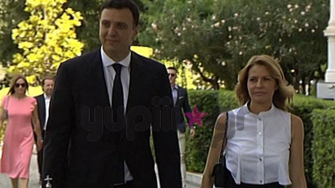 Βασίλης Κικίλιας: Με την Τζένη Μπαλατσινού στο Προεδρικό Μέγαρο για την ορκωμοσία