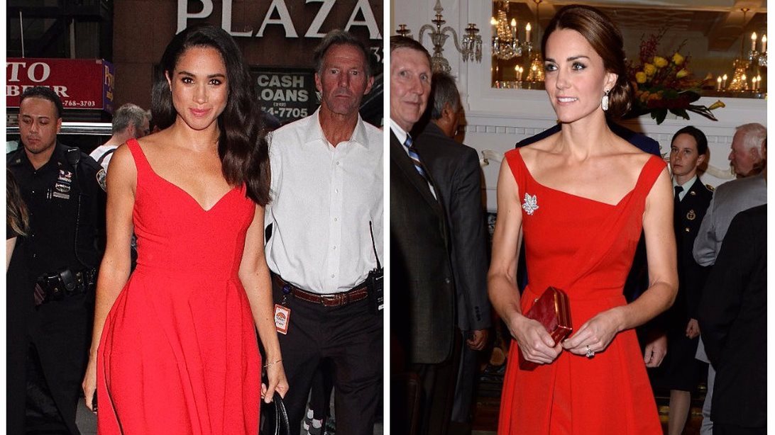 Meghan Markle &amp; Kate Middleton
: Πέντε φορές που φόρεσαν σχεδόν το ίδιο outfit