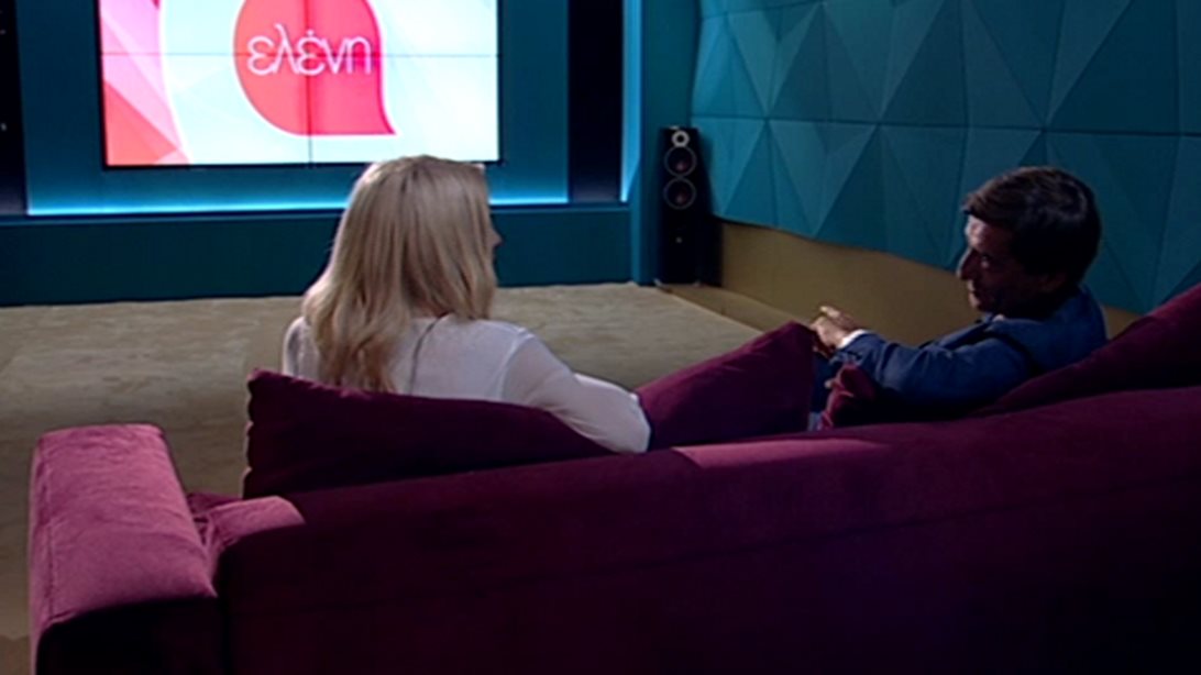 Ελένη Μενεγάκη &amp; Μάρκος Σεφερλής: Η ιδιαίτερη τηλεοπτική συνάντηση στην πρεμιέρα της εκπομπής της: Video