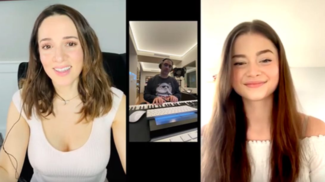 Καλομοίρα &amp; Στεφανία Λυμπερακάκη: Συναντήθηκαν διαδικτυακά για μια μοναδική live διασκευή