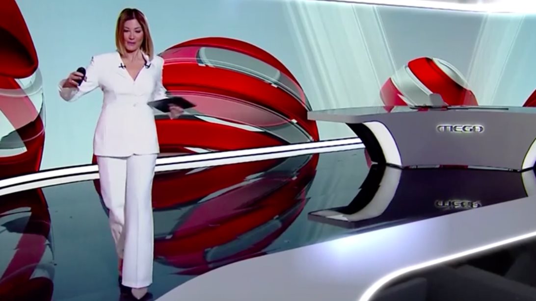 Ατύχημα για την Ράνια Τζίμα στο Κεντρικό Δελτίο Ειδήσεων του Mega