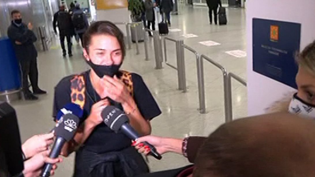 Το πρώτο μήνυμα της Κάτιας Ταραμπάνκο κατά την άφιξή της στην Ελλάδα