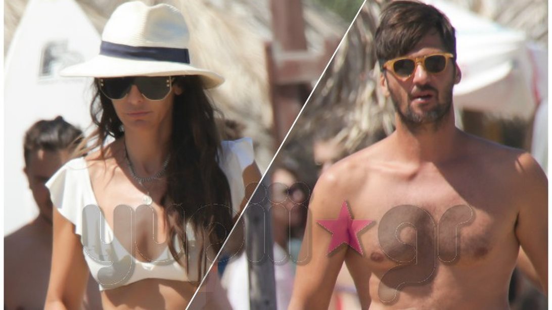 Μπέττυ Μαγγίρα &amp; Δημήτρης Μάζης: Με τα παιδιά τους στην Πάρο! Οι κοιλιακοί είναι στο dna τους