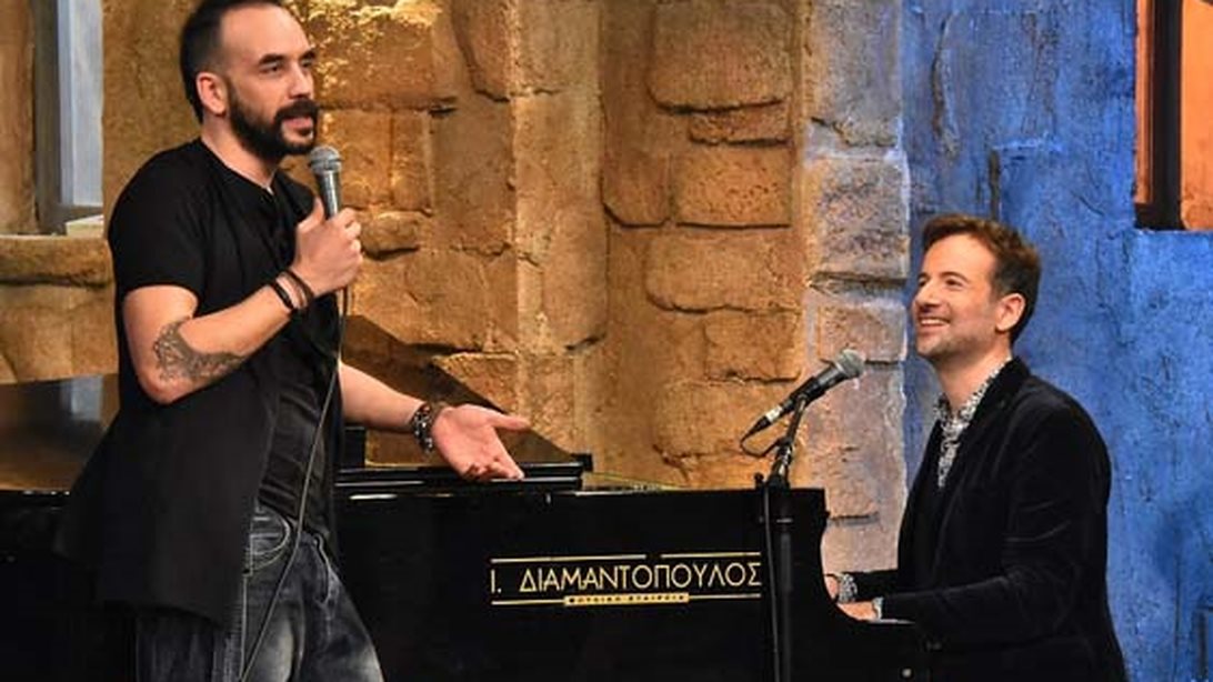 Πάνος Μουζουράκης - Κωστής Μαραβέγιας: Οι coaches του «Voice» λένε... «Στην Υγειά μας»: Φωτογραφίες