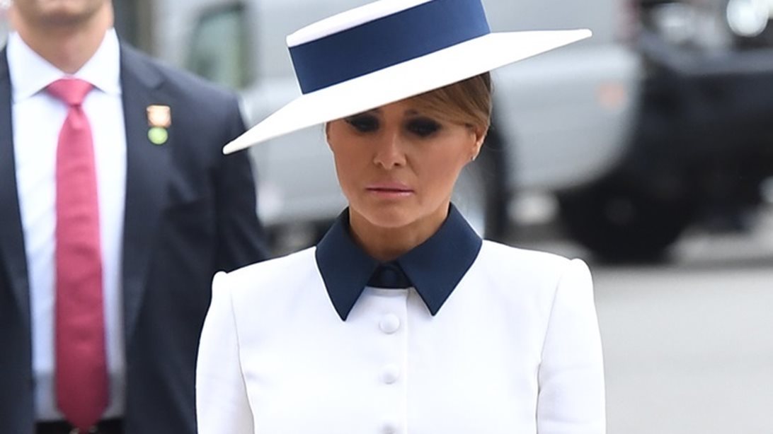 Melania Trump: Η chic εμφάνιση της στο παλάτι του Buckingham
