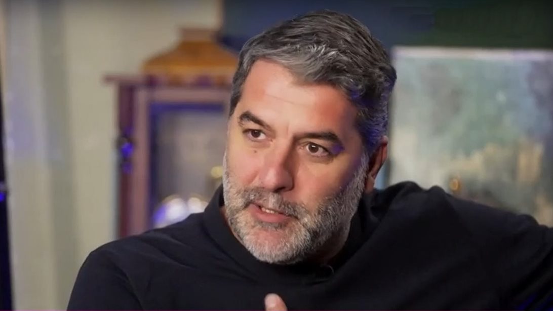 Ο Βασίλης Μπισμπίκης με τον Δημήτρη Λάλο στα πρώτα γυρίσματα του &quot;Σασμού&quot;