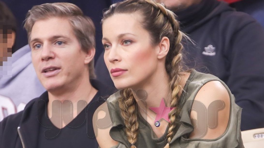 Μαριέττα Χρουσαλά &amp; Λέων Πατίτσας: Ερωτευμένοι και στο γήπεδο! Όλες οι φωτογραφίες